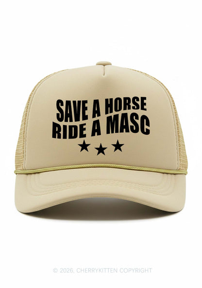 Ride A Masc Pride Y2K Trucker Hat Cherrykitten