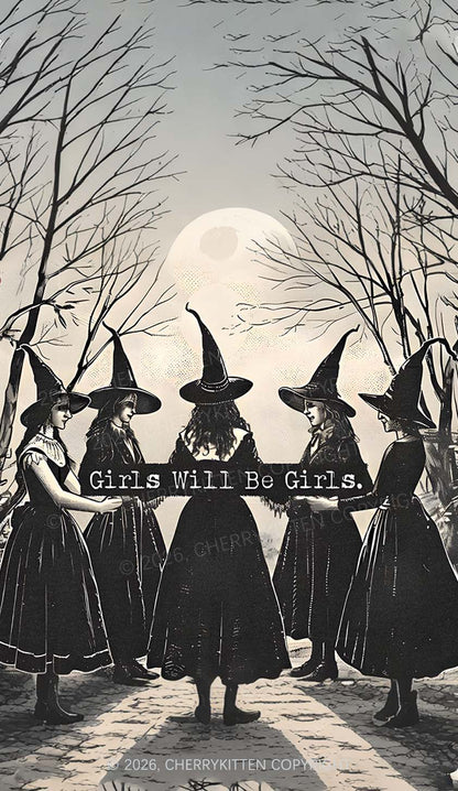 Halloween Girls Will Be Girls Y2K Phone Case Cherrykitten