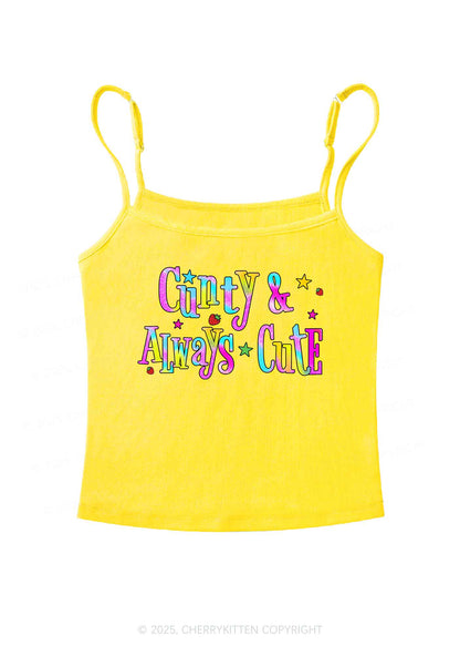 Cxxty Always Cute Y2K Spaghetti Strap Cami Cherrykitten