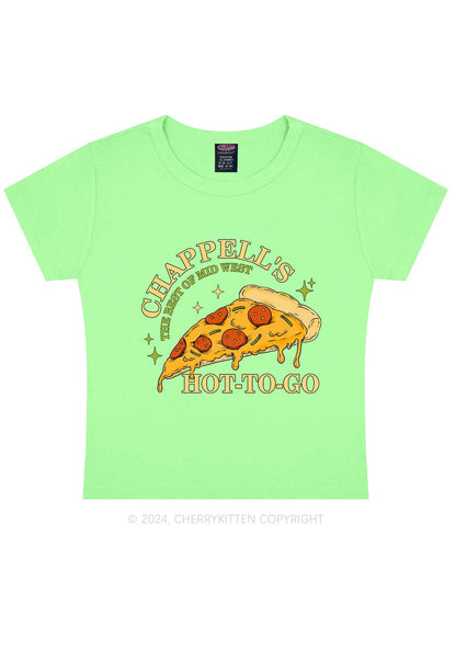 Hot To Go Pizza Y2K Baby Tee Cherrykitten