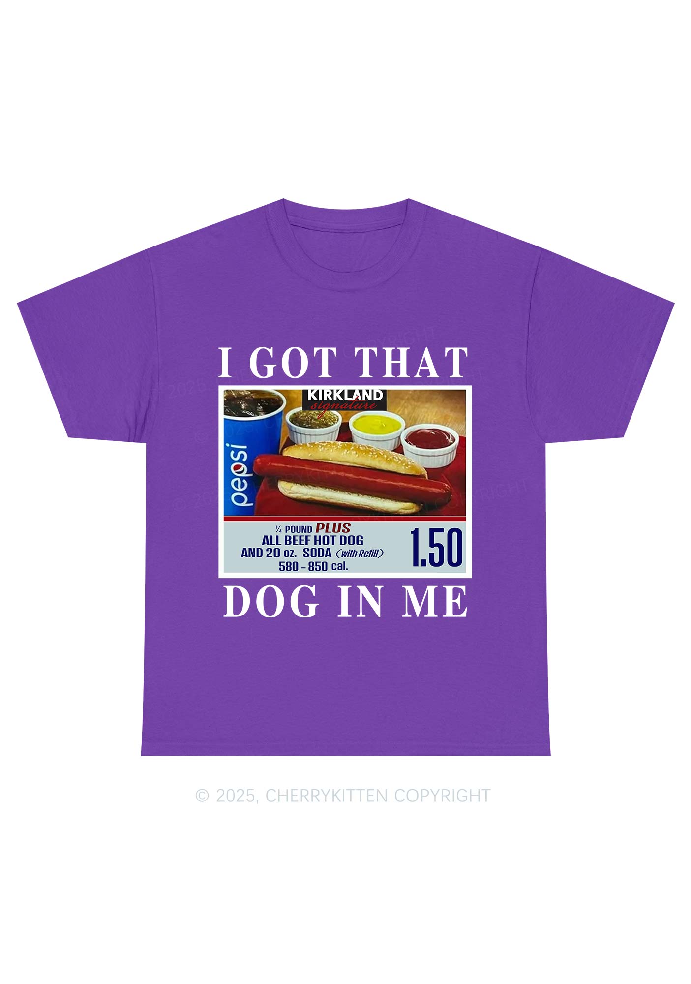 I Got That Hot Dog In Me Y2K Chunky Shirt Cherrykitten