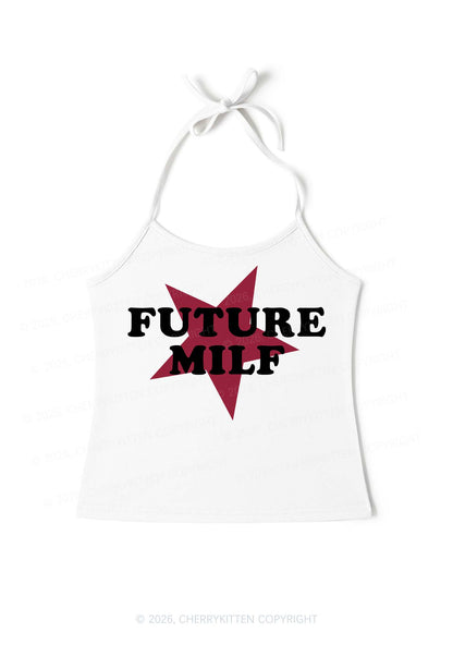 Future Mxxf Y2K Halter Neck Cami Cherrykitten