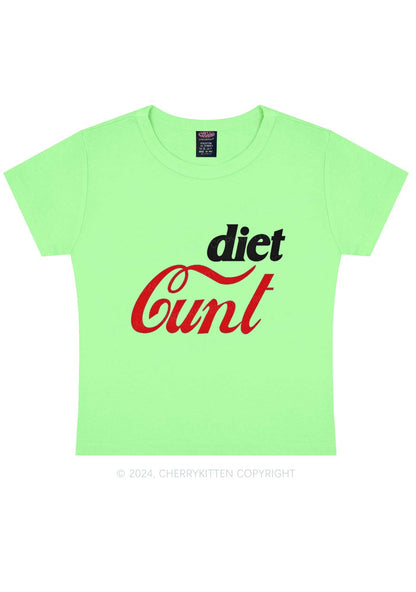 Diet Cxxt Y2K Baby Tee Cherrykitten