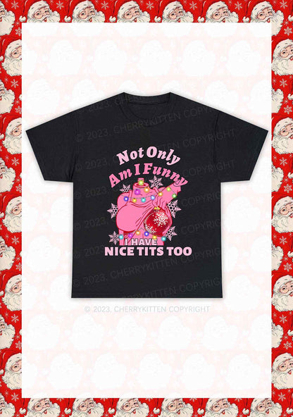 I Have Nice Dots Too Christmas Y2K Chunky Shirt Cherrykitten