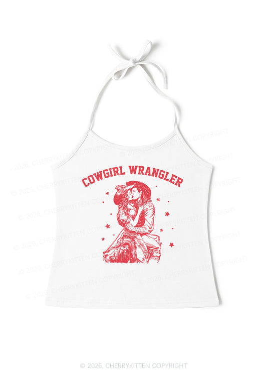 Cowgirl Wrangler Pride Y2K Halter Neck Cami Cherrykitten