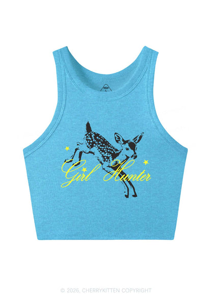 Girl Hunter Deer Pride Y2K Crop Tank Top Cherrykitten