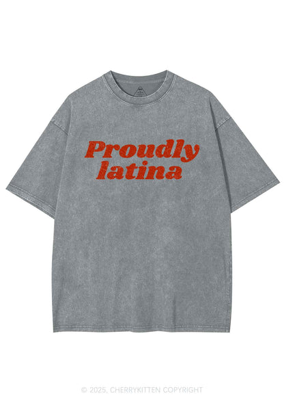 Proudly Latina Y2K Washed Tee Cherrykitten