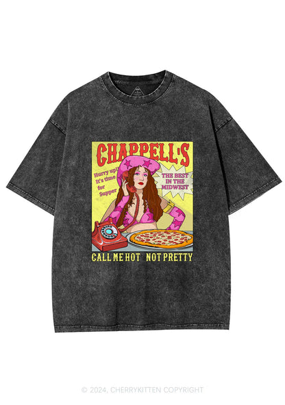 Call Me Hot Y2K Washed Tee Cherrykitten