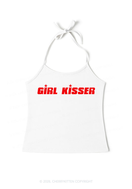 Girl Kisser Star Pride Y2K Halter Neck Cami Cherrykitten