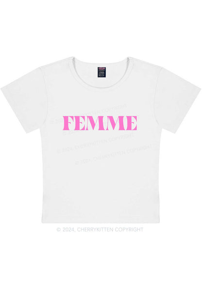 Curvy Femme Y2K Baby Tee Cherrykitten