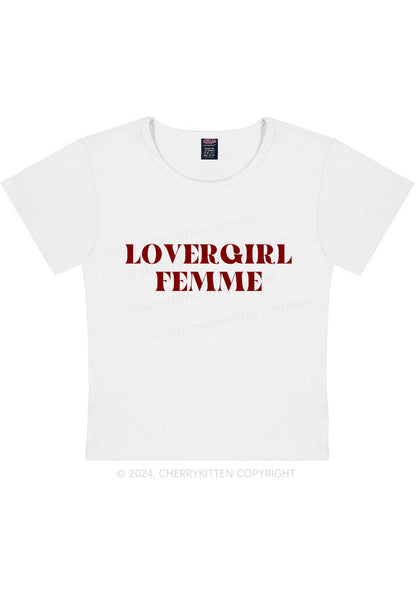 Lovergirl Femme Y2K Baby Tee Cherrykitten