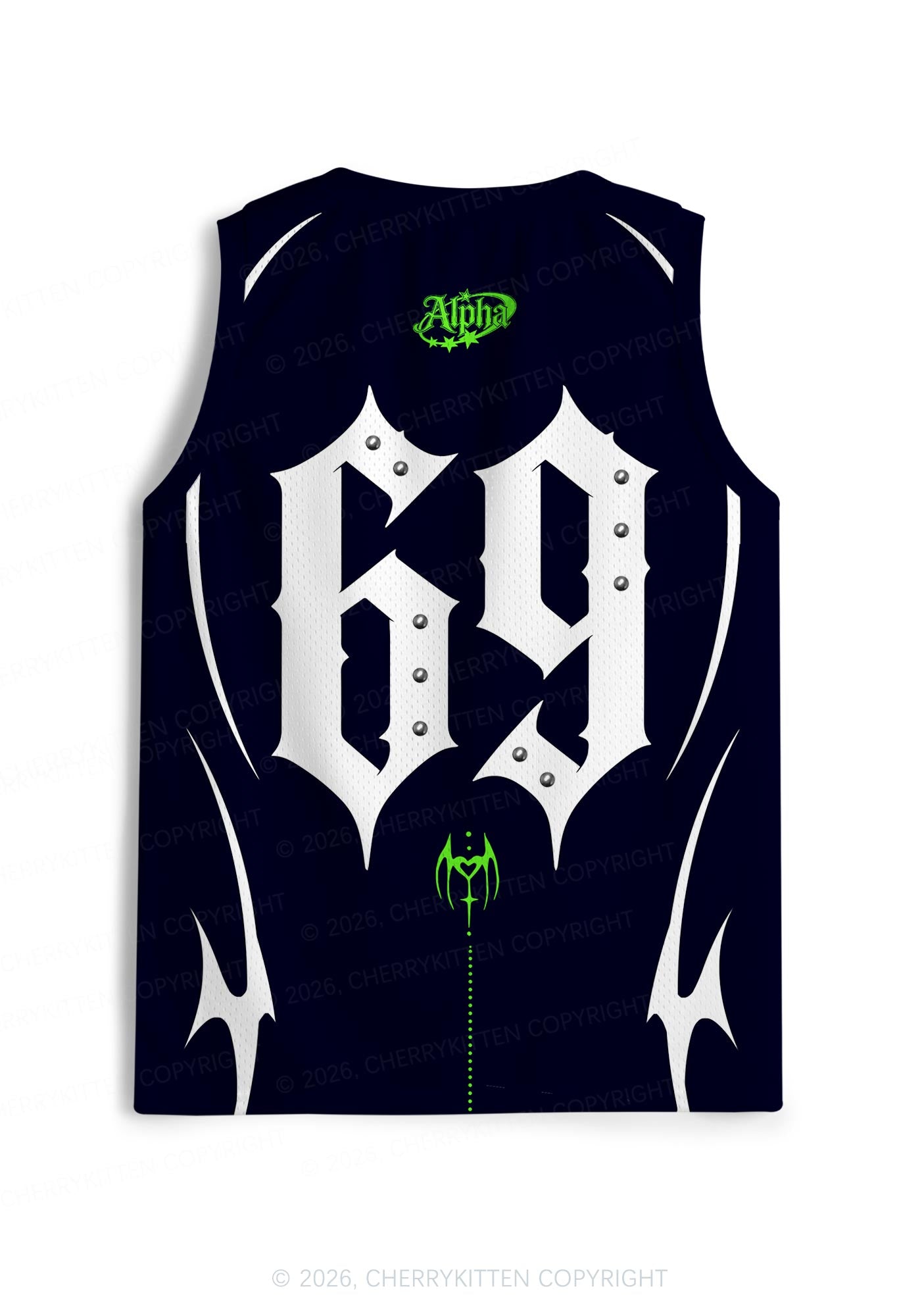 Punk Alpha Male Pride Y2K Sport Jersey Tank Cherrykitten