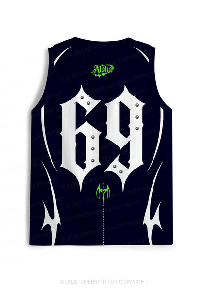 Punk Alpha Male Pride Y2K Sport Jersey Tank Cherrykitten