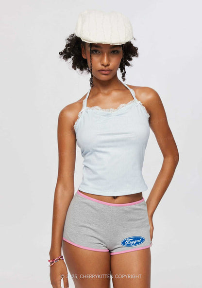 Faggot Pride Y2K Booty Shorts Cherrykitten