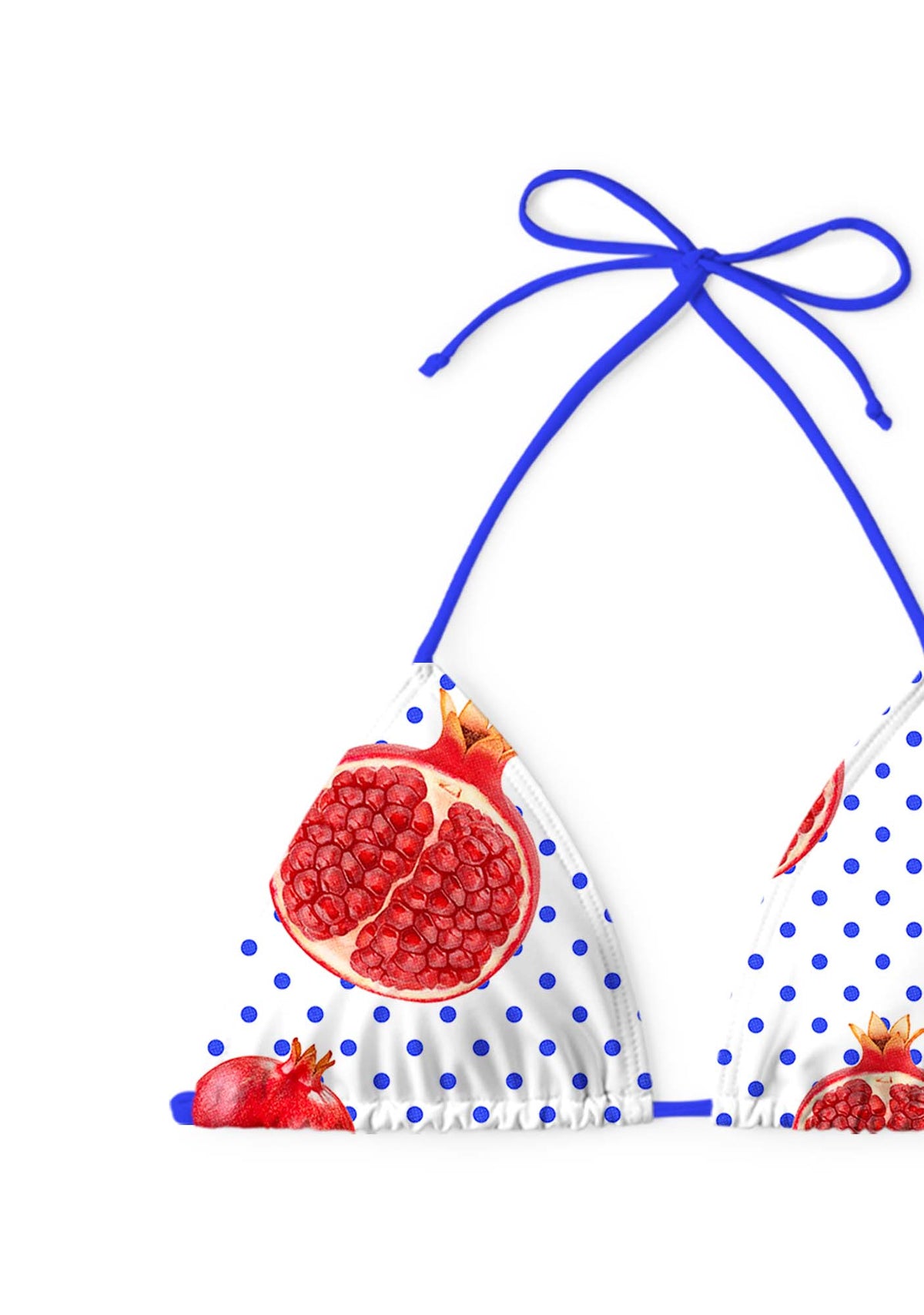 Red Pomegranate Y2K Print Bikini Set Cherrykitten