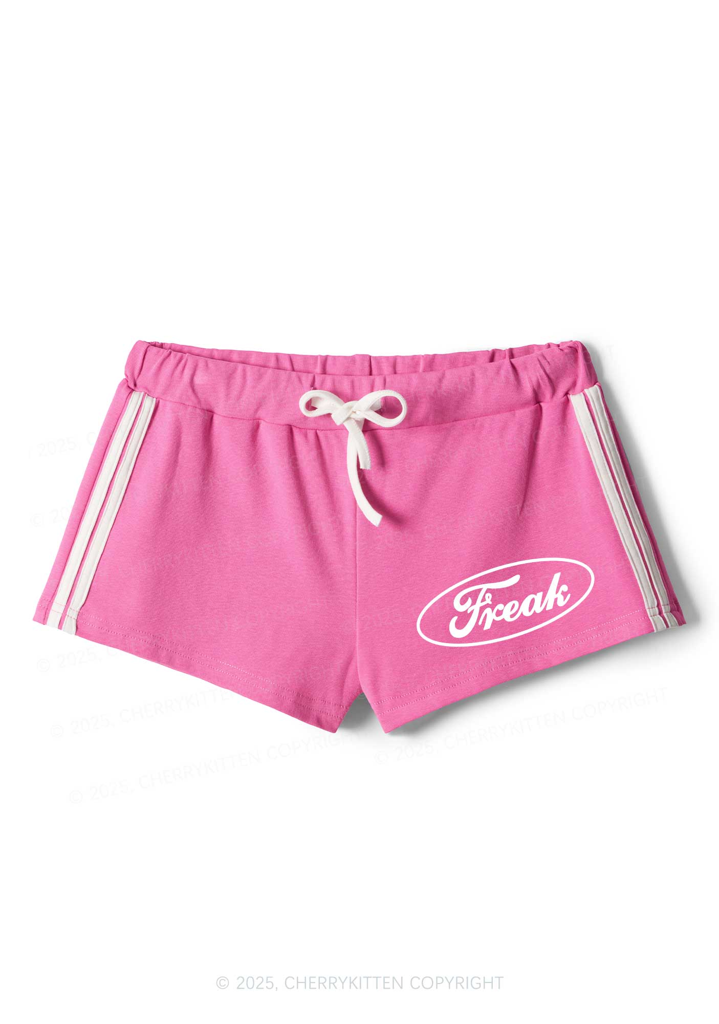 Oval Freak Y2K Drawstring Mini Shorts Cherrykitten