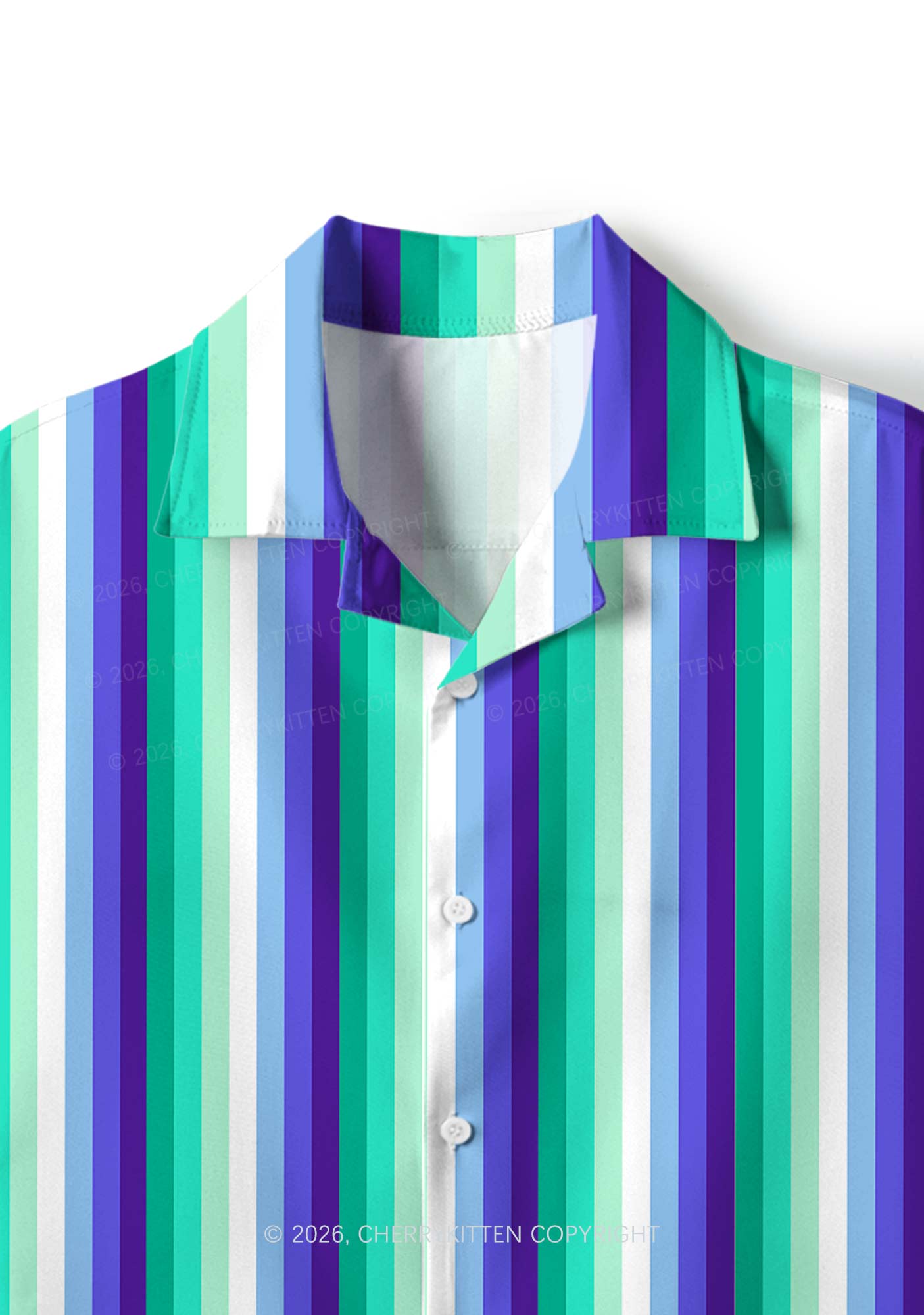 Gay Flag Pride Y2K Print Hawaiian Shirt Cherrykitten