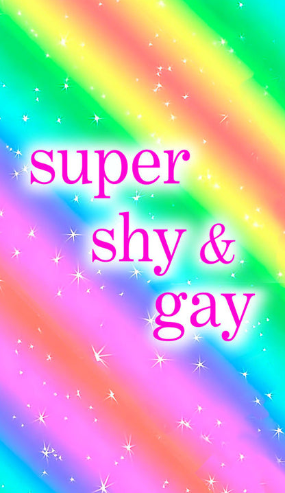 Super Shy Gay Pride Y2K Phone Case Cherrykitten