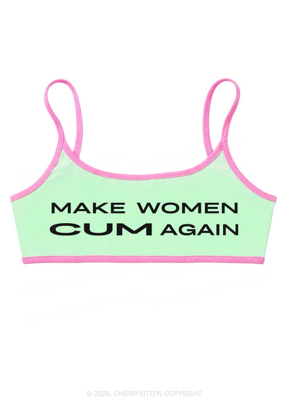 Make Women Cxm Again Y2K Super Crop Cami Cherrykitten