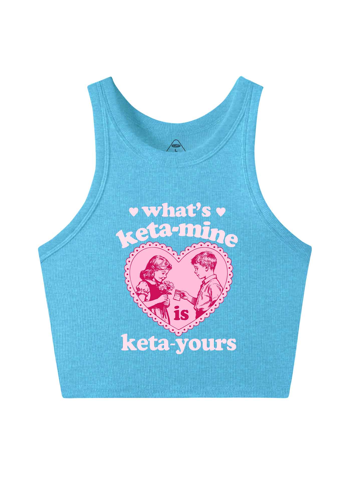 Whats Kxxamine Y2K Crop Tank Top Cherrykitten