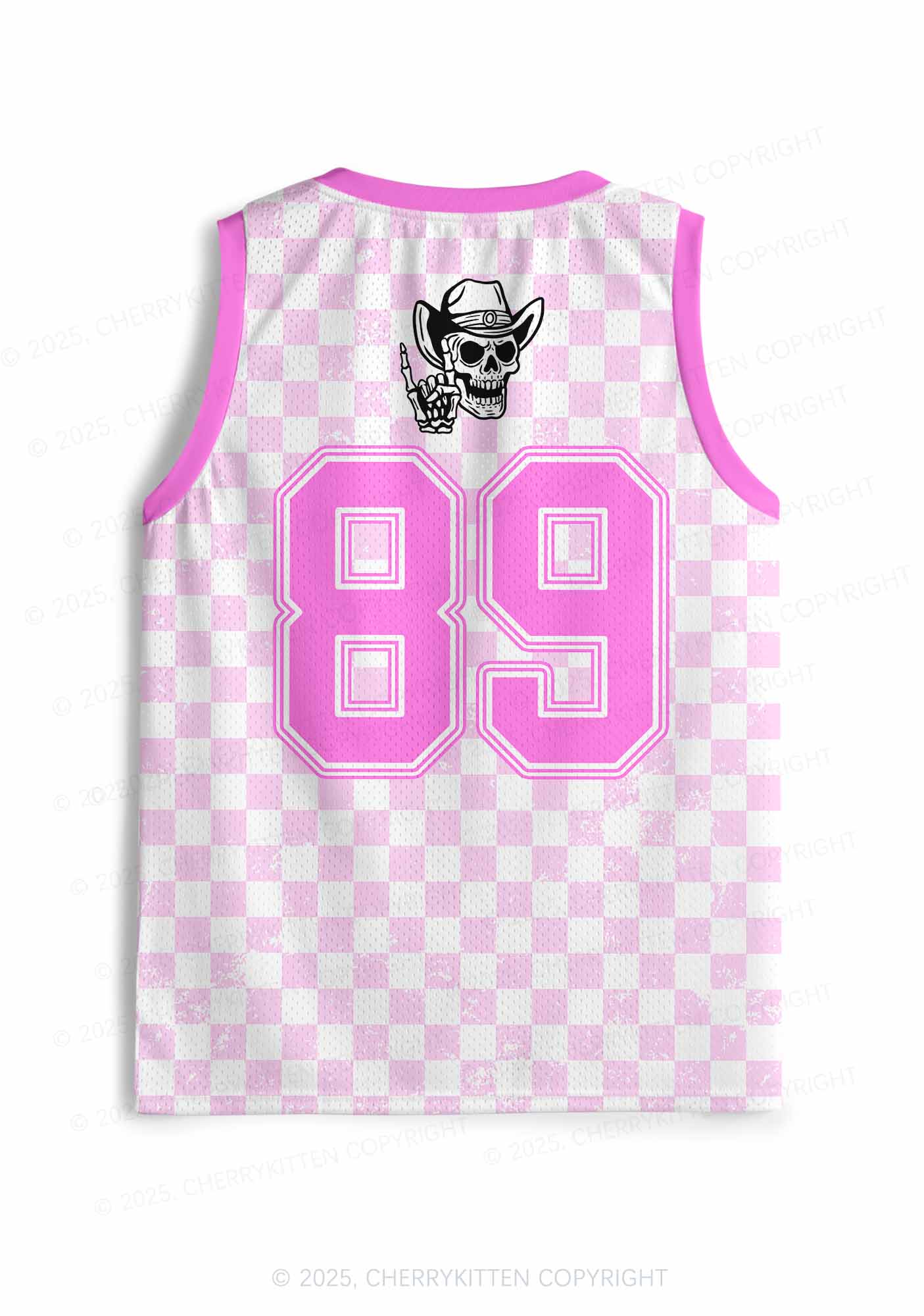 Custom Halloween Howdy Dancing Skeletons Y2K Sport Jersey Tank Cherrykitten