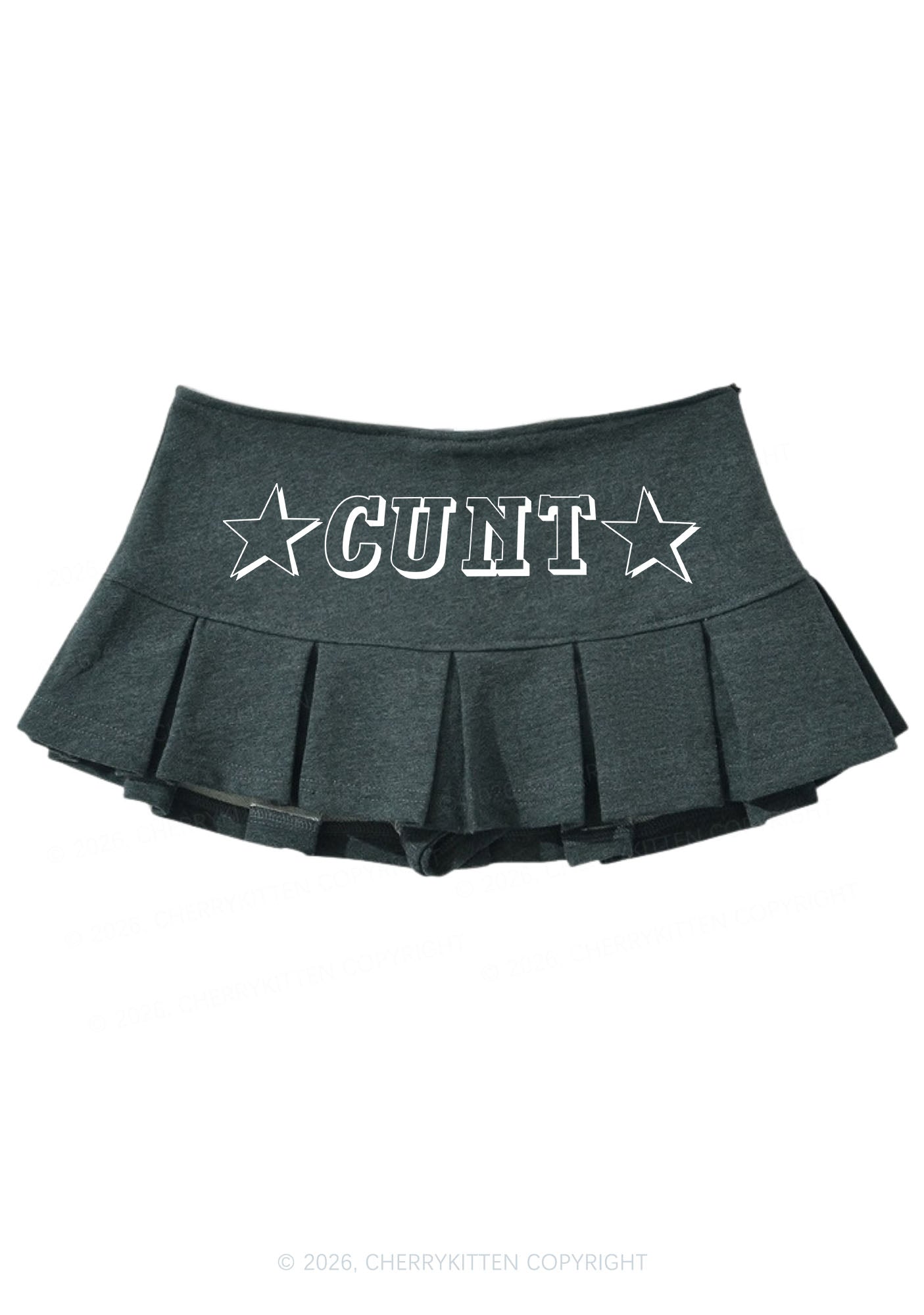 Star Count Y2K Mini Pleated Skirts Cherrykitten