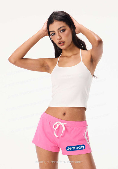 Degrader Y2K Drawstring Mini Shorts Cherrykitten