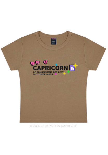 I'm A Capricorn Y2K Baby Tee Cherrykitten