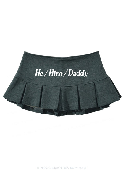He Him Daddy Pride Y2K Mini Pleated Skirts Cherrykitten