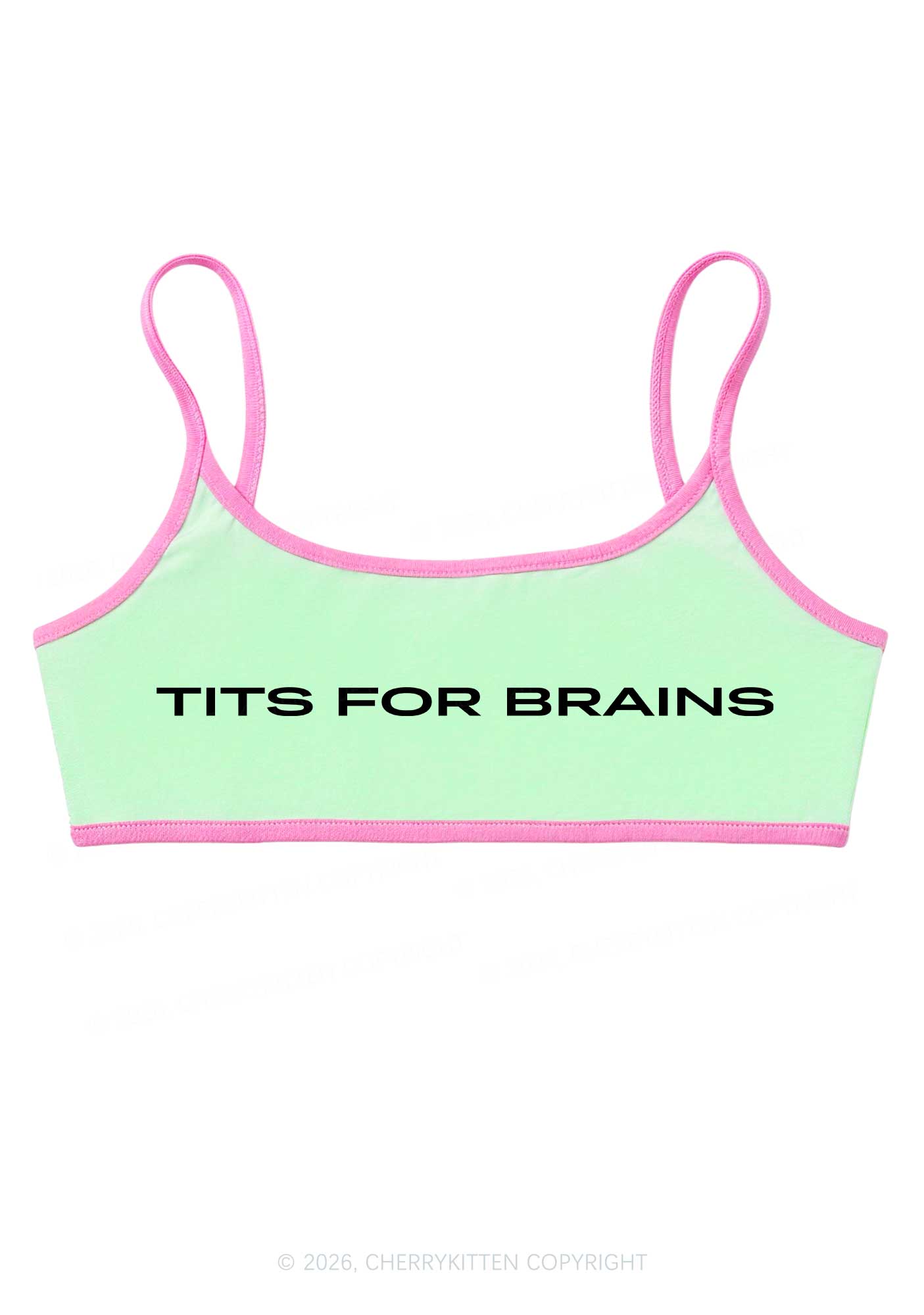 Txts For Brains Y2K Super Crop Cami Cherrykitten