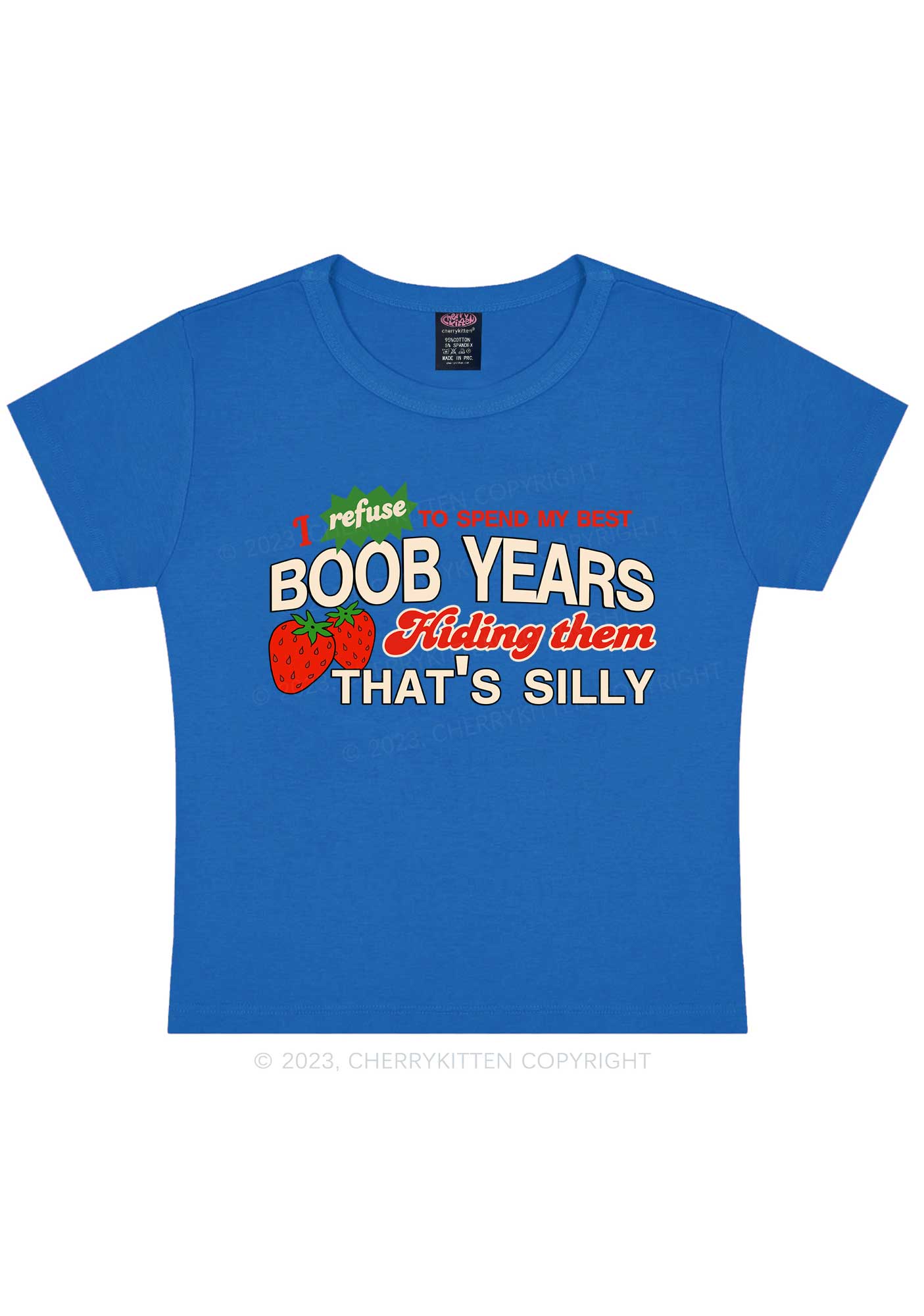 My Best Bxxb Years Y2K Baby Tee Cherrykitten