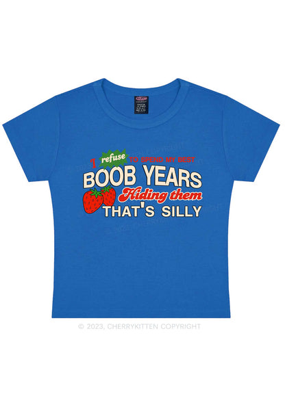 My Best Bxxb Years Y2K Baby Tee Cherrykitten