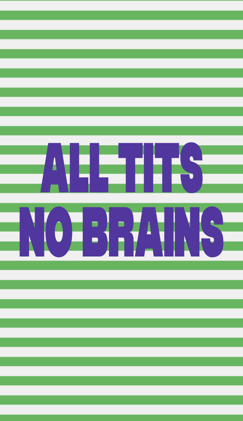 All Txts No Brains Green Stripes Y2K Phone Case Cherrykitten