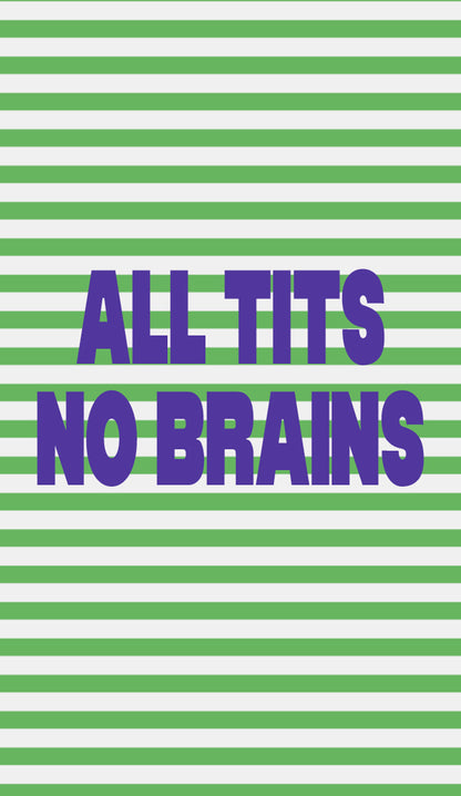 All Txts No Brains Green Stripes Y2K Phone Case Cherrykitten