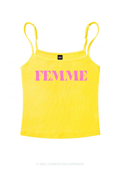 Femme Pride Y2K Spaghetti Strap Cami Cherrykitten