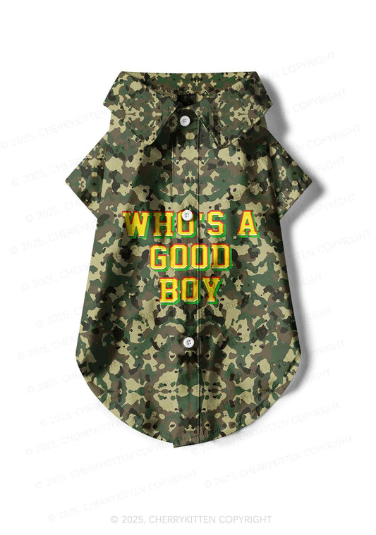 Whos A Good Boy Y2K Pet Shirts Cherrykitten
