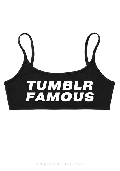 Txmblr Famous Y2K Super Crop Cami Cherrykitten