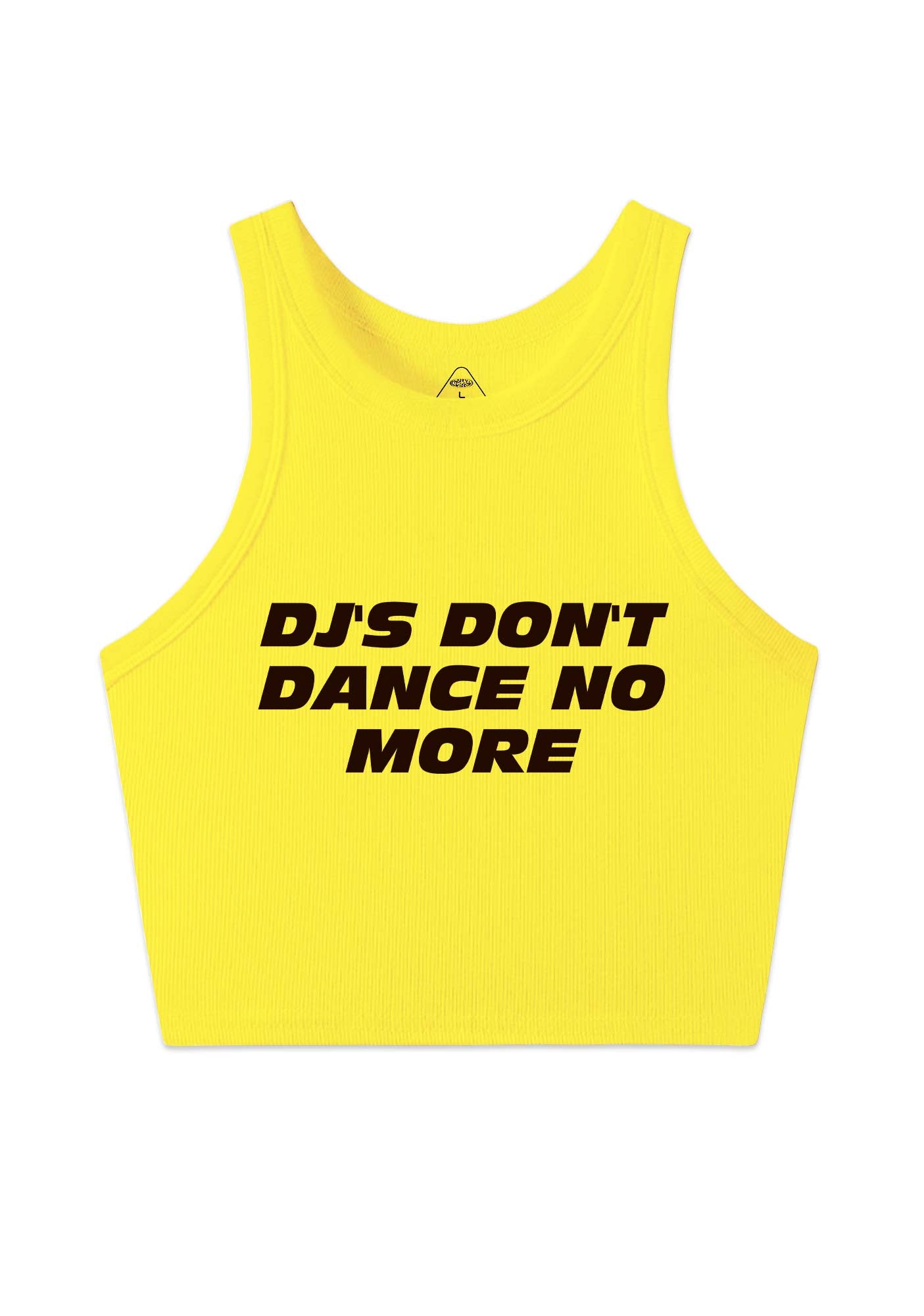 DJs Dont Dance No More Y2K Crop Tank Top Cherrykitten