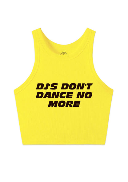 DJs Dont Dance No More Y2K Crop Tank Top Cherrykitten