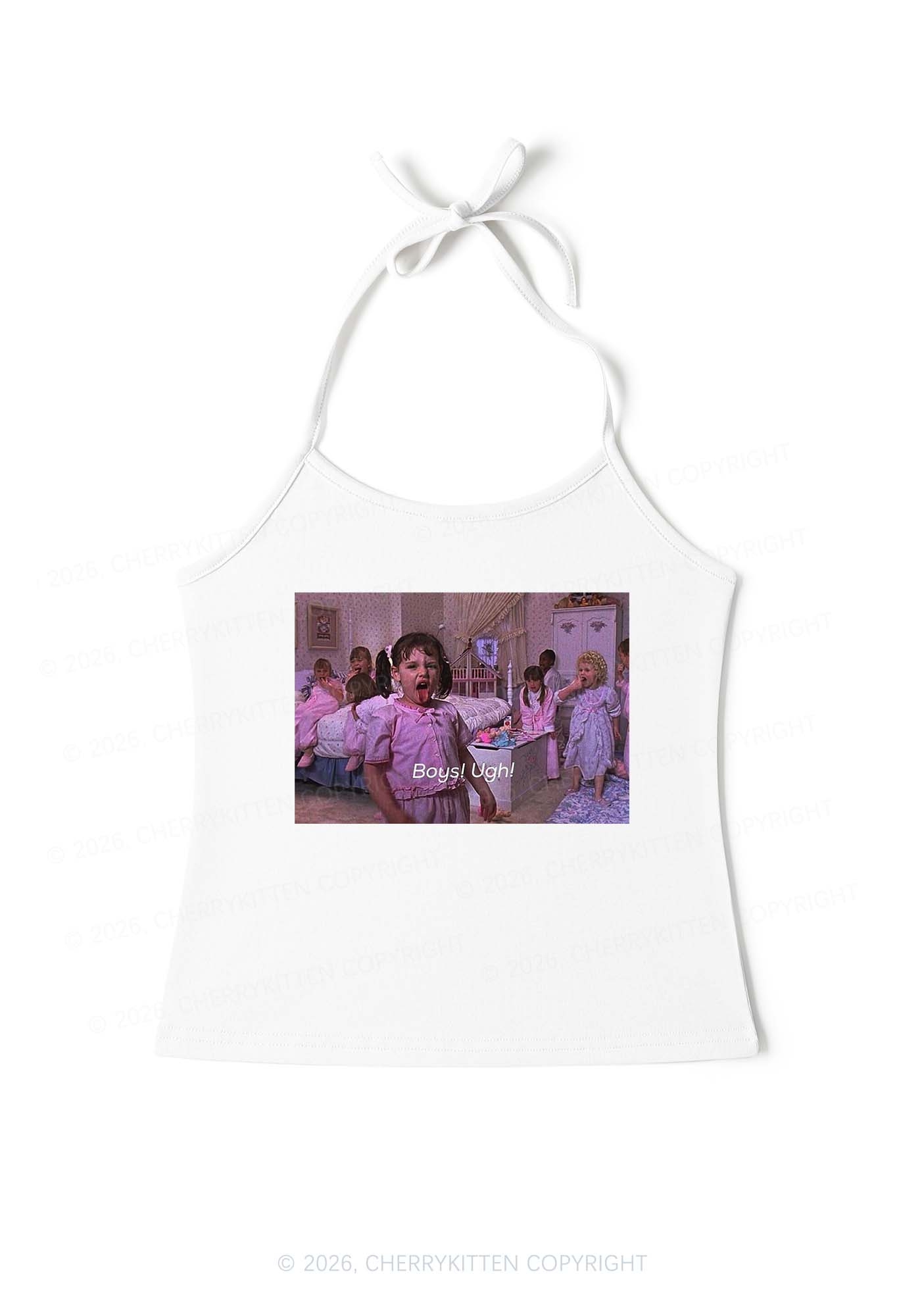 Boys Ugh Y2K Halter Neck Cami Cherrykitten