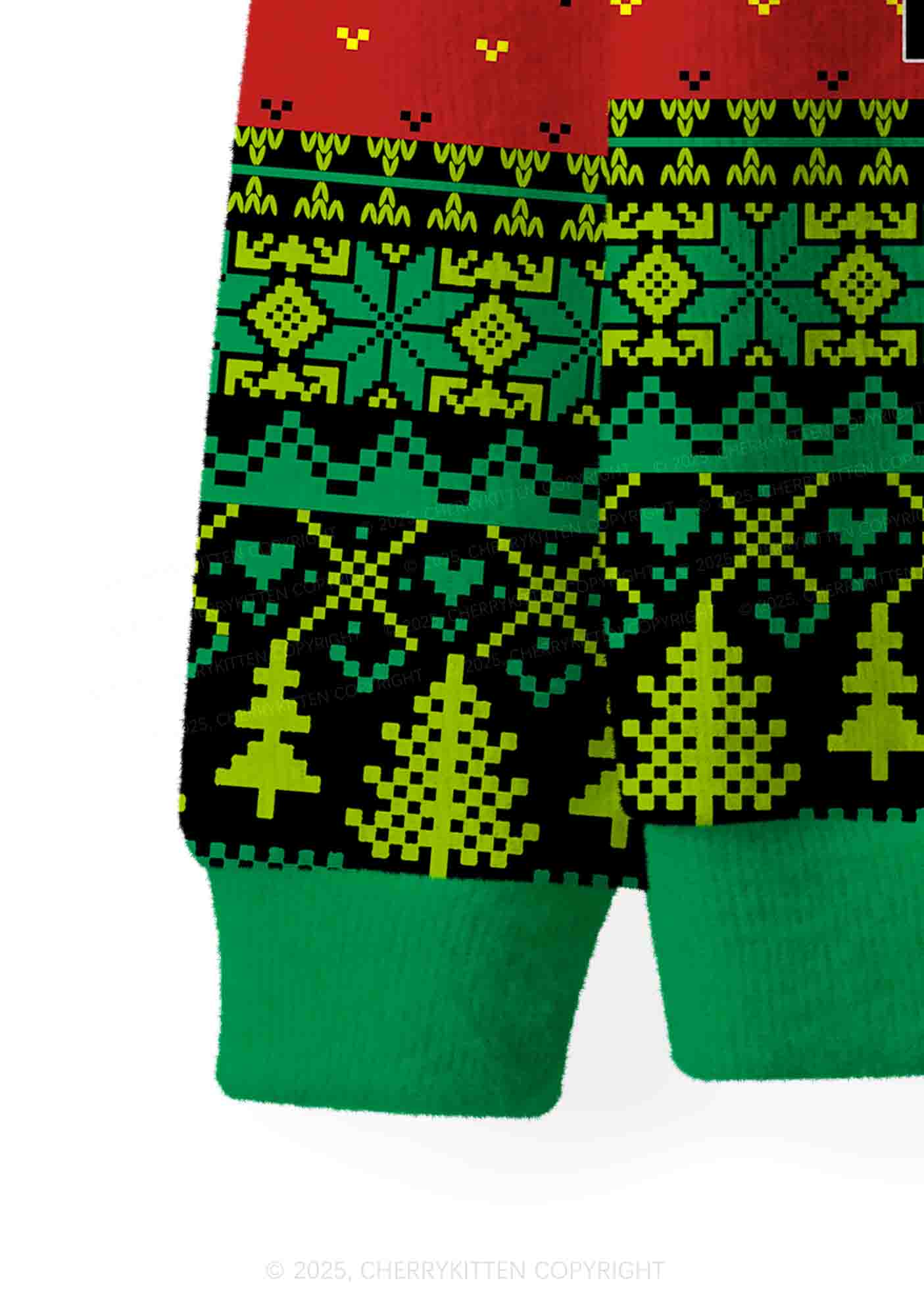 You've Yee'd Your Last Haw Partner Y2K Christmas Cardigan Knit Sweatshirt Cherrykitten