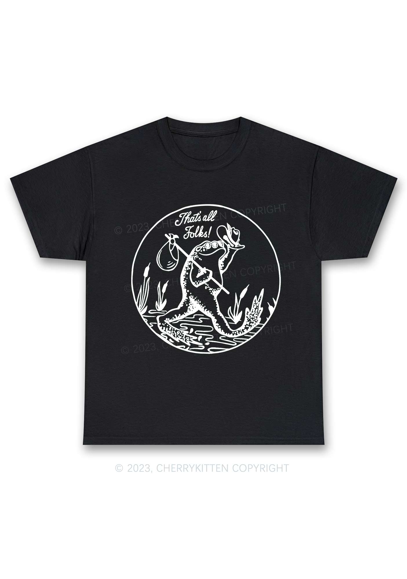 That's All Folks Chunky Shirt Cherrykitten