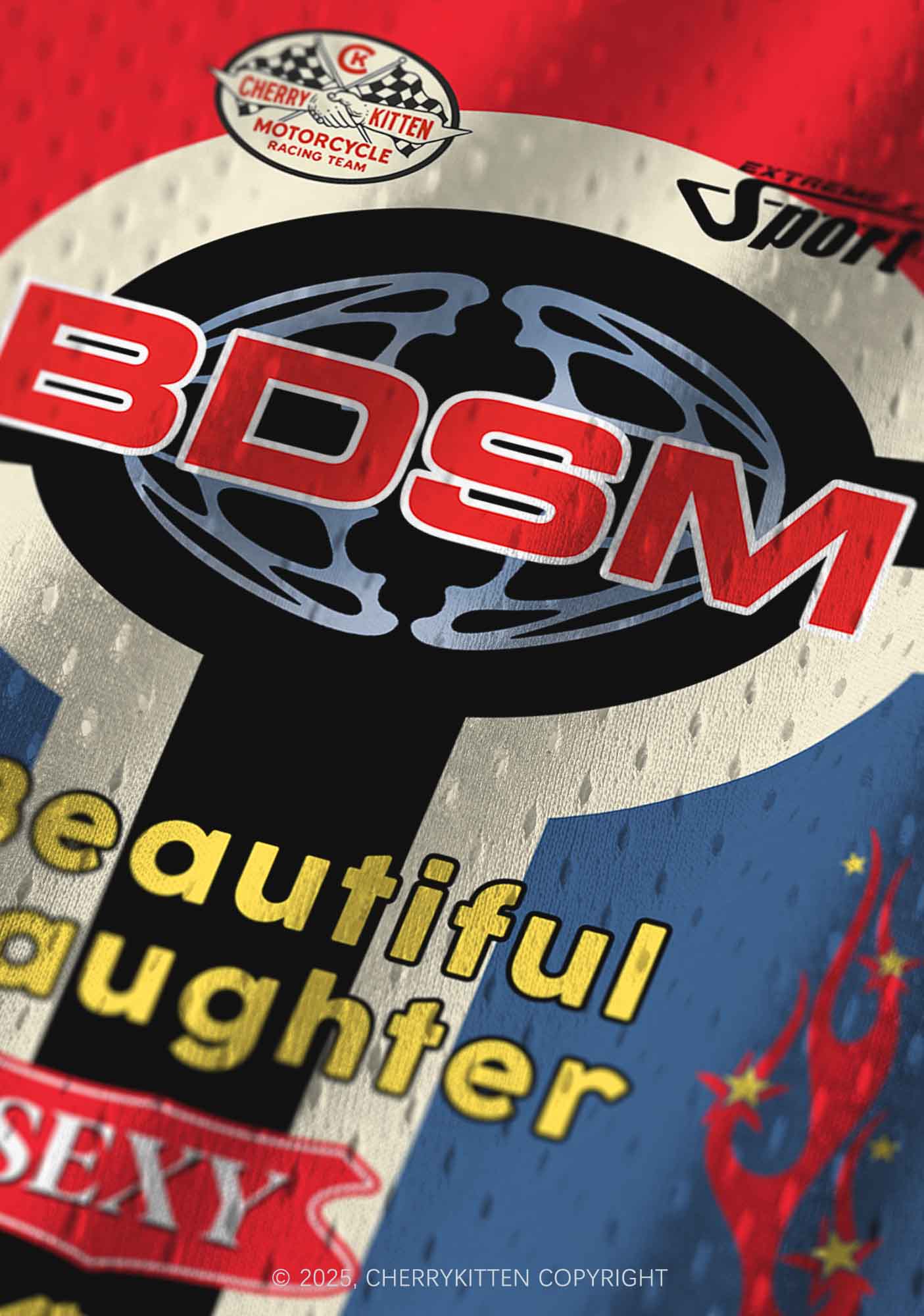 Custom BDSM Daughter Mother Y2K Sport Jersey Tank Cherrykitten