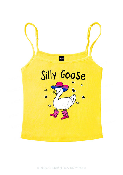 Silly Goose Bisexual Pride Y2K Spaghetti Strap Cami Cherrykitten