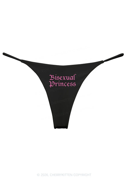 Bisexual Princess Pride Y2K Bikini String Thong Cherrykitten