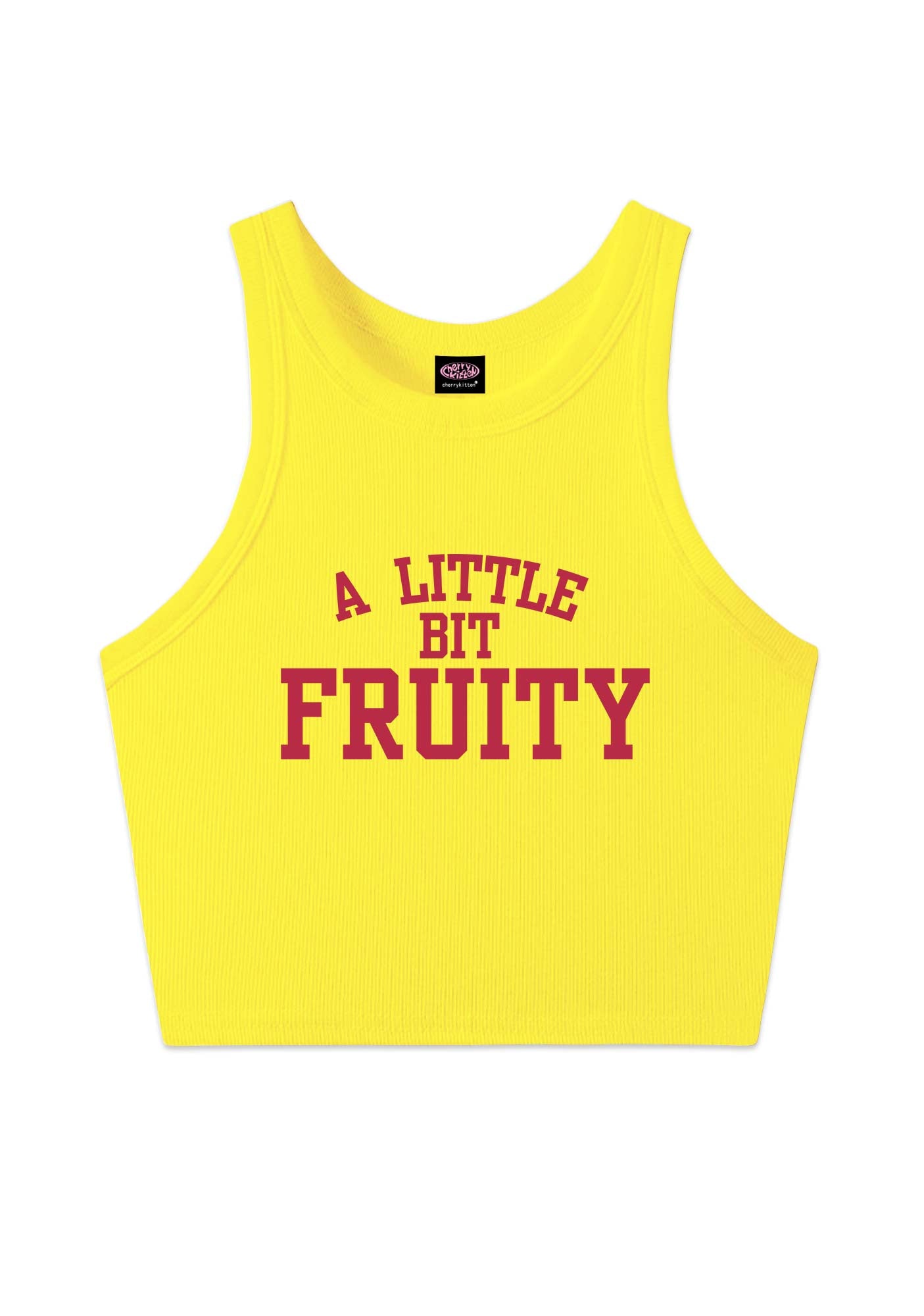 A Little Bit Fruity Pride Y2K Crop Tank Top Cherrykitten