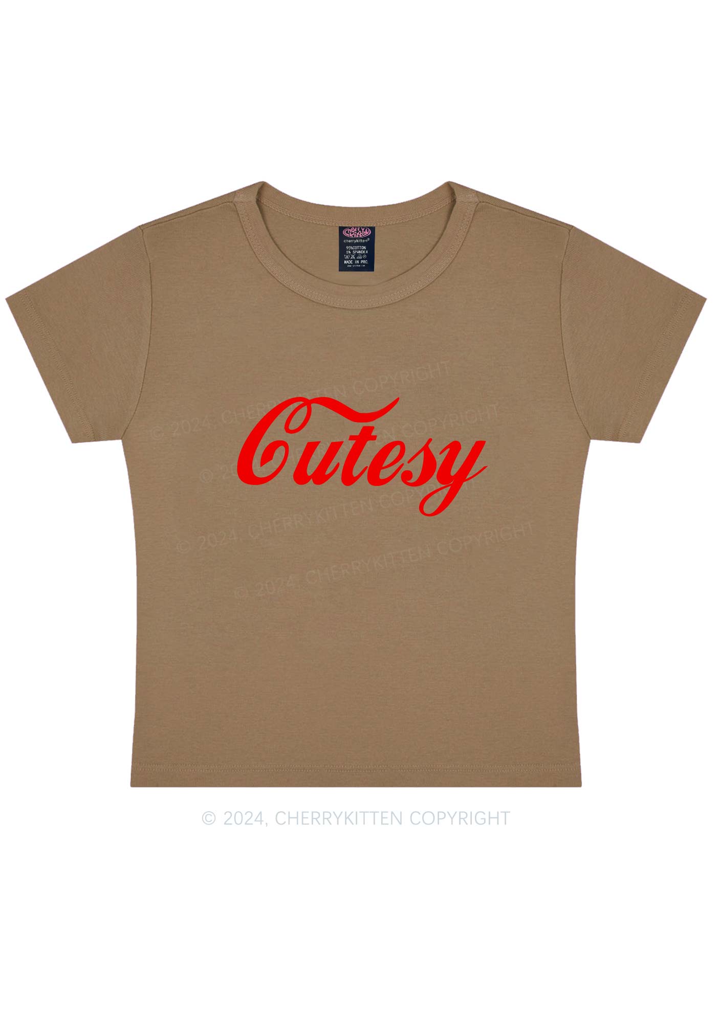 Cutesy Y2K Baby Tee Cherrykitten