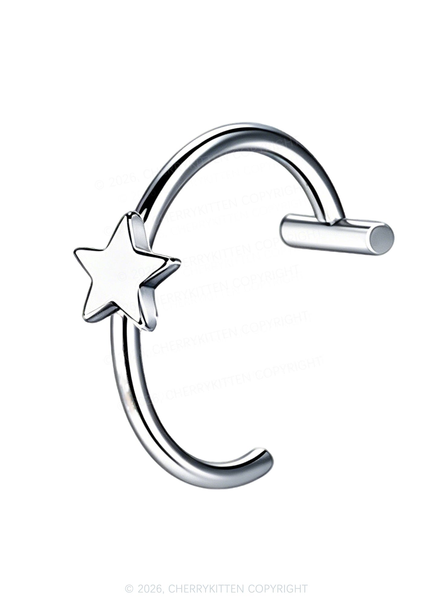 1pc No Pierced Lip Rings Y2K Piercing Cherrykitten