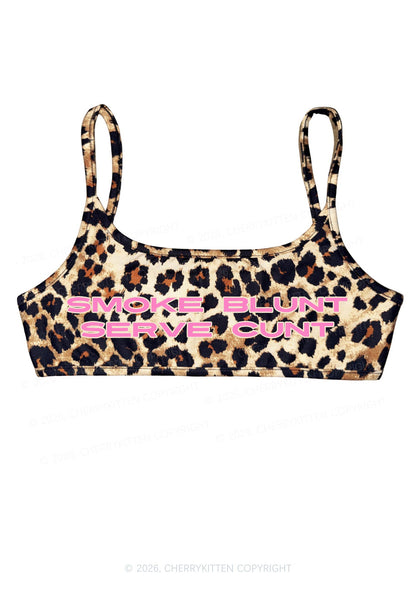 Smoke Blunt Y2K Super Crop Cami Cherrykitten