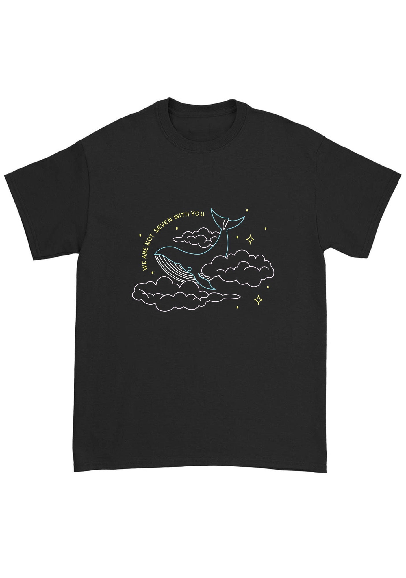 We Are Not Seven With You Bangtan Kpop Chunky Shirt